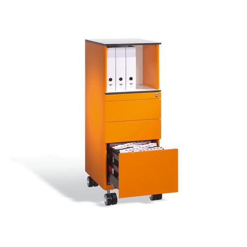 Büroschrank - Asisto C 3000 - C + P Möbelsysteme - Lager / auf Rollen / mit Schublade