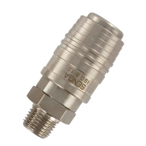 Druckluftanschluss - 120 NW series - SENGA - Gewinde / Ringverschraubung / Schnell