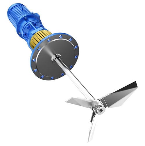 Schaufelmischer - SK100 - SUNKAIER INDUSTRIAL TECHNOLOGY CO.,LTD. - seitenmontiert / kontinuierlich / für Flüssigkeiten
