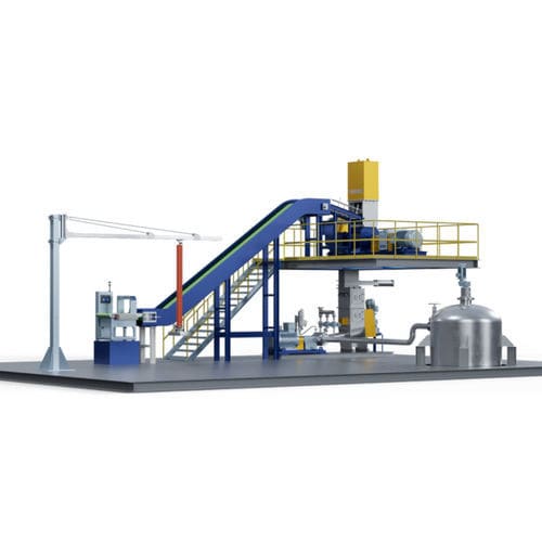 Mühle für Metallspäne - SUNKAIER INDUSTRIAL TECHNOLOGY CO.,LTD. - für Gummi / Schneid / horizontal
