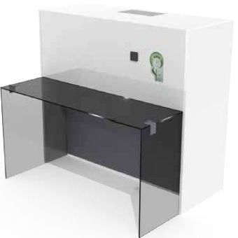 Chemieabzugshaube-Laborabzug -  AD series - ADS LAMINAIRE - mit anschlussfreier Umluft / mit Aktivkohlefilter