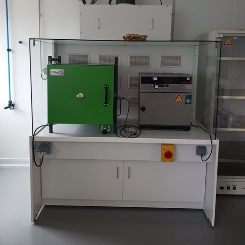 Chemieabzugshaube-Laborabzug - T series - ADS LAMINAIRE - Auslass