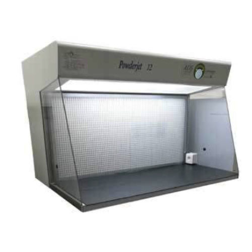 Kabine / horizontaler Laminar-Flow - POWDERJET series - ADS LAMINAIRE - Absaugung / Edelstahl