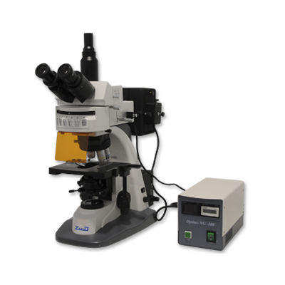 Optisches Mikroskop - HBF001 - Auxilab - für Analyse / trinokulares / Fluoreszenz
