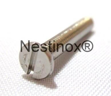 Schraube für Metall - Nestinox B.V. - Flachkopf / Schlitz / Phillips