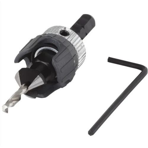Vollmetall-Bohrer - 2544000 - WOLCRAFT - für Holz / Anfasen