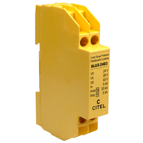 Überspannungsableiter Typ 1 - DLU2 series - CITEL - Fernmeldetechnik / für Datenübertragungs und Telekommunikationsleitungen / für Datennetz