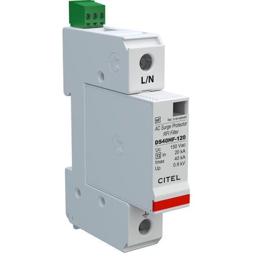 Überspannungsableiter Typ 2 - DS40HF series - CITEL - für Ethernet-Netzwerk / Gleichtakt / Thermoplast