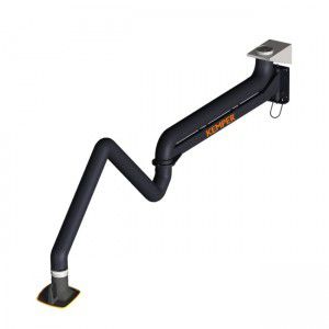 Mobiler Absaugarm - Kemper America - wandmontiert / Knickarm / elastisch