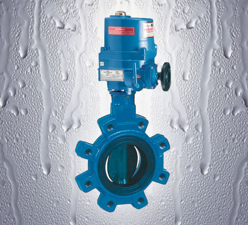 Absperrklappe - SYLAX® LUG series - Flomatic - elektrisch betrieben / für Abwasser / Lug-Typ