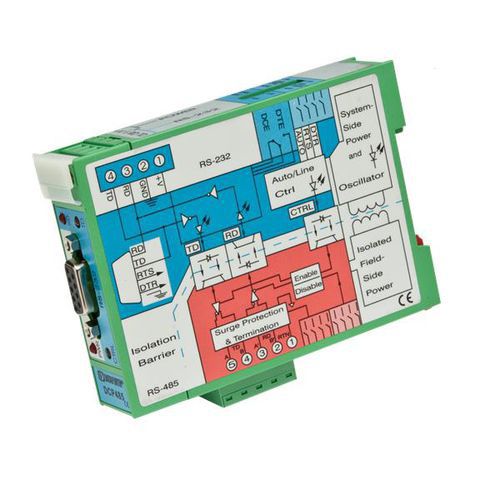 RS-232-Wandler - DCP485 - Dataforth Corporation - RS-485 / für DIN-Schiene / kompakt