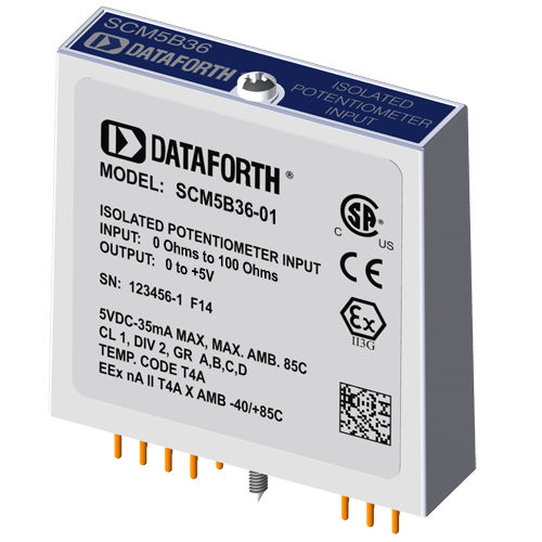 Eingangsmodul für Potentiometer - SCM5B36-01 - Dataforth Corporation