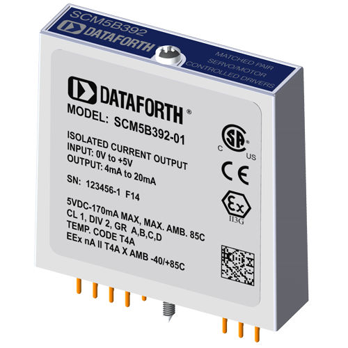 Mischmodul für Servomotor - SCM5B392-01 - Dataforth Corporation - analog / Strom / Spannung