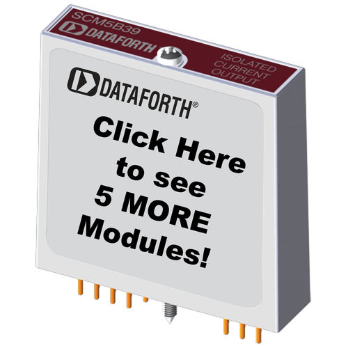 Stromausgangsmodul - SCM5B39 Series - Dataforth Corporation - analog / für Montage auf Leiterplatten