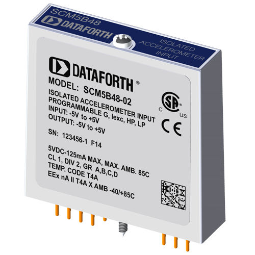 Eingang-Signalverarbeitungsmodul - SCM5B48-02 - Dataforth Corporation - für Beschleunigungsmesser