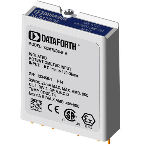 Eingangsmodul für Potentiometer - SCM7B36 Series - Dataforth Corporation - isoliert