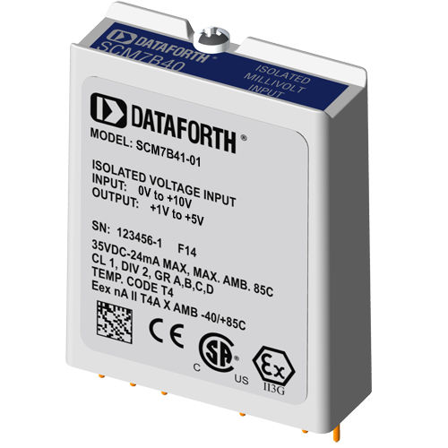 Analoges Eingangsmodul - SCM7B41-01 - Dataforth Corporation - Spannung / isoliert / Breitband