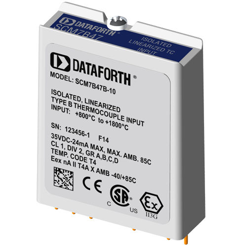 Eingangsmodul für Thermoelement - SCM7B48B-10 - Dataforth Corporation - isoliert
