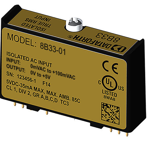 True-RMS-Eingangsmodul - 8B33-01 - Dataforth Corporation - isoliert