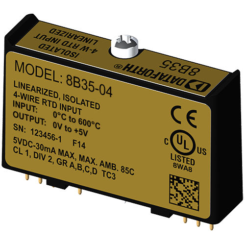 Eingang-Signalverarbeitungsmodul - 8B35-04 - Dataforth Corporation - für RTD / 4-Leiter / linearisiert