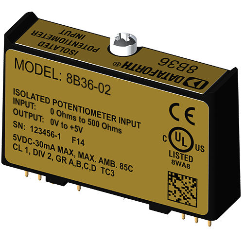 Eingang-Signalverarbeitungsmodul - 8B36-02 - Dataforth Corporation - für Potentiometer