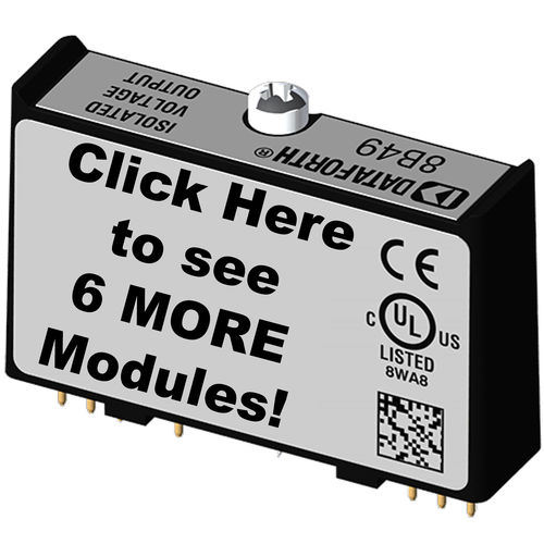 Ausgang-Signalverarbeitungsmodul - 8B49-xx Series - Dataforth Corporation - Spannung