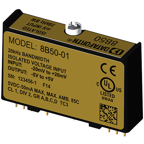 Eingang-Signalverarbeitungsmodul - 8B50-01 - Dataforth Corporation - Spannung / Breitband
