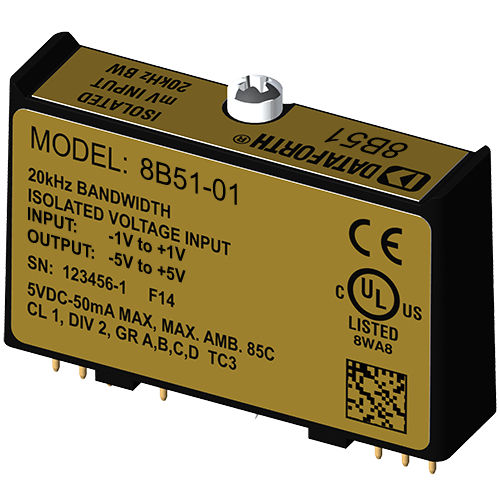Eingang-Signalverarbeitungsmodul - 8B51-01 - Dataforth Corporation - Spannung / Breitband