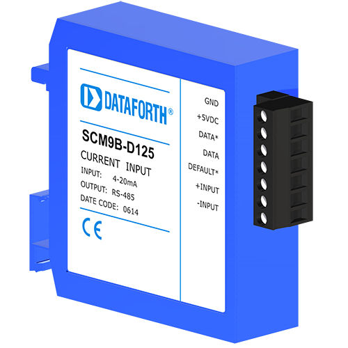Signalverarbeitungsmodul für DIN-Schiene - SCM9B-D125 - Dataforth Corporation - Eingang / Strom / Sensor-zu-Computer