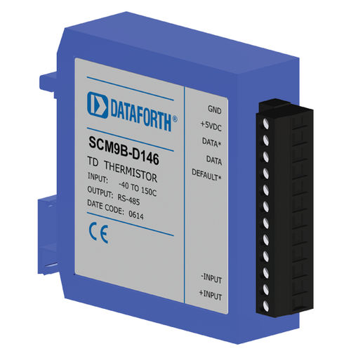 Signalverarbeitungsmodul für DIN-Schiene - SCM9B-D146 - Dataforth Corporation - Eingang / für Thermistor / Sensor-zu-Computer