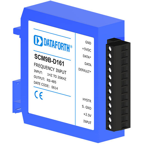 Signalverarbeitungsmodul für DIN-Schiene - SCM9B-D161 - Dataforth Corporation - Eingang / Frequenz / Sensor-zu-Computer