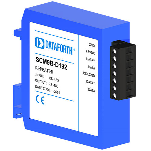 RS-485-Repeater - SCM9B-D192 - Dataforth Corporation - für DIN-Schiene
