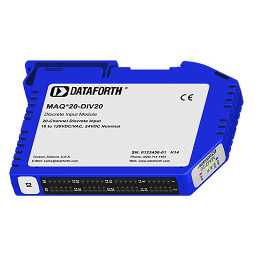 Eingangsmodul / hohe Dichte - MAQ20-DIV20 - Dataforth Corporation - analog / 20 Kanäle / Spannung