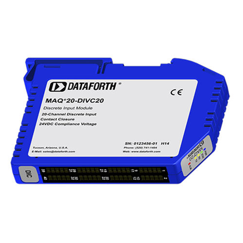 Eingangsmodul / hohe Dichte - MAQ20-DIVC20 - Dataforth Corporation - analog / 20 Kanäle / Spannung
