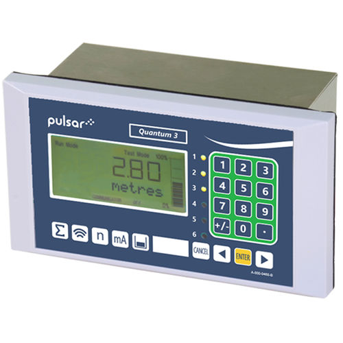 Pumpwerk-Steuerung / mit integriertem Alarm - Quantum 3 - Pulsar Measurement - zur Pumpenverwaltung / mit Zurücksetzen der automatischen Pumpe / Ultraschall