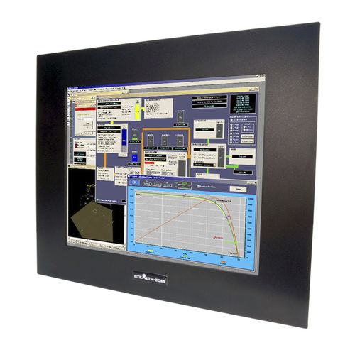 LCD-Monitor - SV-1901-PM - Stealth - mit Touchscreen / Industrie / 19"