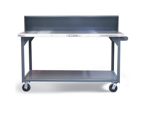 Edelstahl-Werkbank - T7236-RS-CA-SSTOP - Stronghold - mobil
