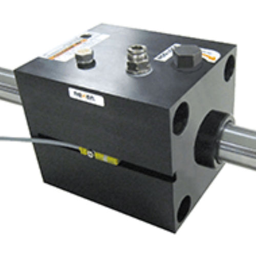 Pneumatischer Bremsstangenklemmer - RLSS series - Nexen Group, Inc. - Federdruck / für Linearführung / auf Pneumatikzylinder montiert