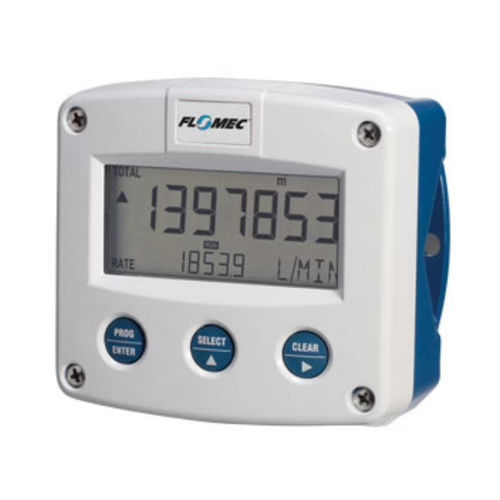 Anzeiger Zähler / Durchfluss - F018  - FLOMEC - mit LCD-Anzeige / Impulsausgang / mit Analogausgang