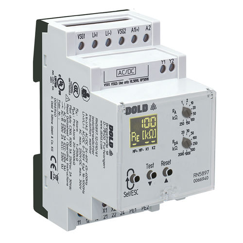 Isolationsüberwachungsgerät für AC-Netz - VARIMETER IMD | RN 5897/010 - DOLD - DC / AC/DC / für DIN-Schiene