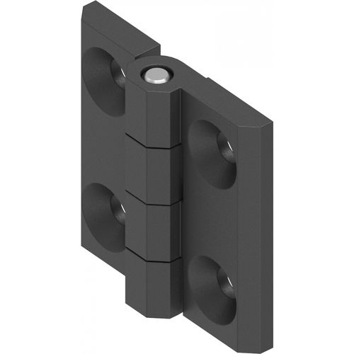 180°-Scharnier - 1056-U10 - EMKA Beschlagteile GmbH & Co. KG - Dreh / flacher / Zink