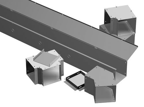Schutzhülle - CWG Series - Hammond - Flach / quadratisch / für Kabel