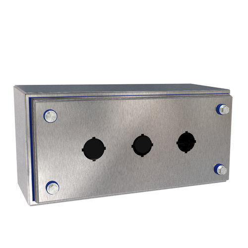 Wandmontiertes Elektrogehäuse - HYPB Series - Hammond - Edelstahl / für Hygieneanwendungen / für aggressive Umgebung