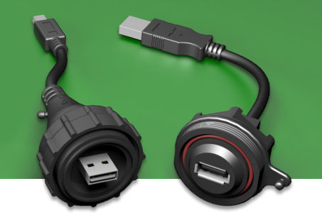 Ethernet-Kabelbaum - AccliMate™ series    - SAMTEC - USB / kreisförmig / robust