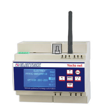 Koordinator für drahtloses Sensornetzwerk (WSN) / TCP/IP - PFNY6-005L9-110 YOCTO NET - ELECTREX - Modbus / RS422/RS485 / für Elektroinstallation