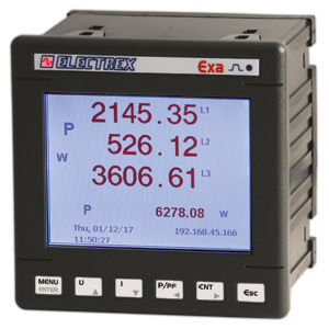 Überwachungs-Analysator - PFNE9-1H509-110 EXA NET 96 H - ELECTREX - für Stromnetz / für Netzwerk / Netzqualität