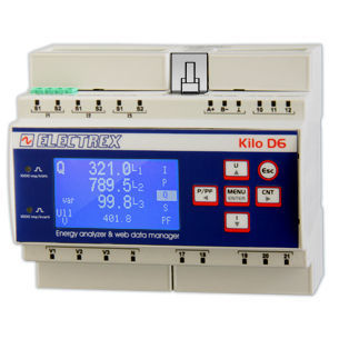 Überwachungs-Analysator - PFNK6-FQ5D9-F21 KILO F NET D6 PQ WEB LOG 16 FULL - ELECTREX - für Stromnetz / Industrie / Netzqualität