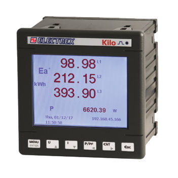 Überwachungs-Analysator - PFNK9-FQ5D9-F21 KILO F NET 96 PQ WEB LOG 16 FULL - ELECTREX - für Stromnetz / für Kraftwerke / Industrie