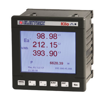 Überwachungs-Analysator - PFNK9-1Q5D9-121 KILO NET 96 PQ WEB LOG 16 - ELECTREX - für Stromnetz / Netz AC / Industrie