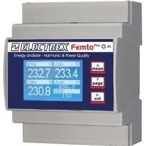 Überwachungs-Analysator - PRA64-EB1Z2-EMF FEMTO PRO D4 ECT PLUG - ELECTREX - für Stromnetz / Industrie / Leistung